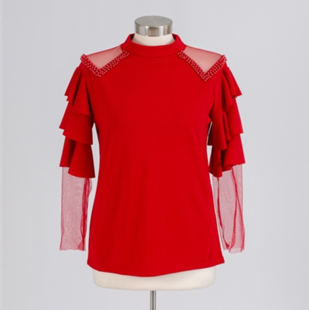 Red Blouse - Picture 3 of 4
